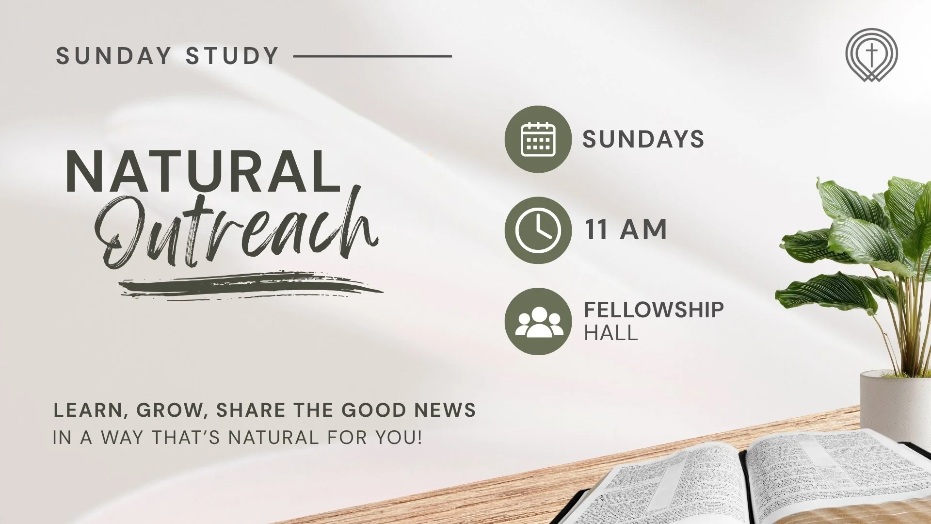 Sunday Study - Natural Outreach