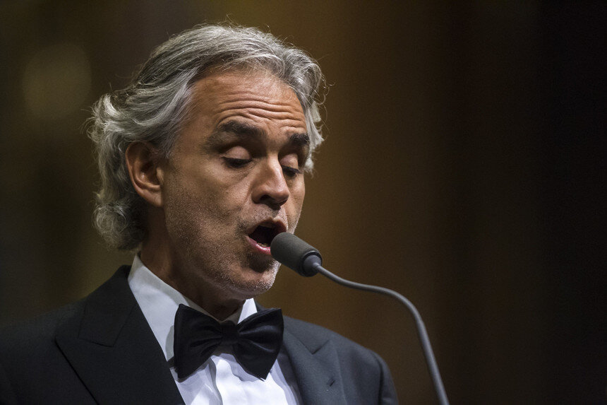Andrea Bocelli no Estádio Cidade de Coimbra em 2020