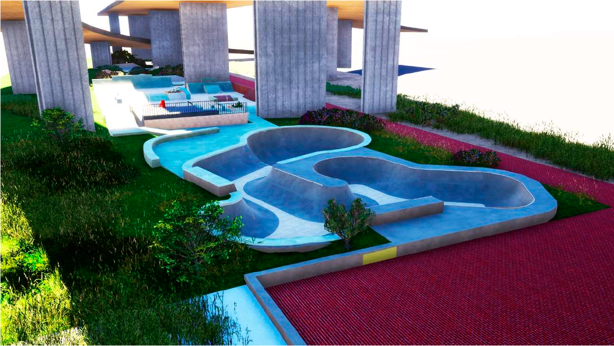 Coimbra irá ter parque de skate  sob o viaduto da ponte Rainha Santa Isabel