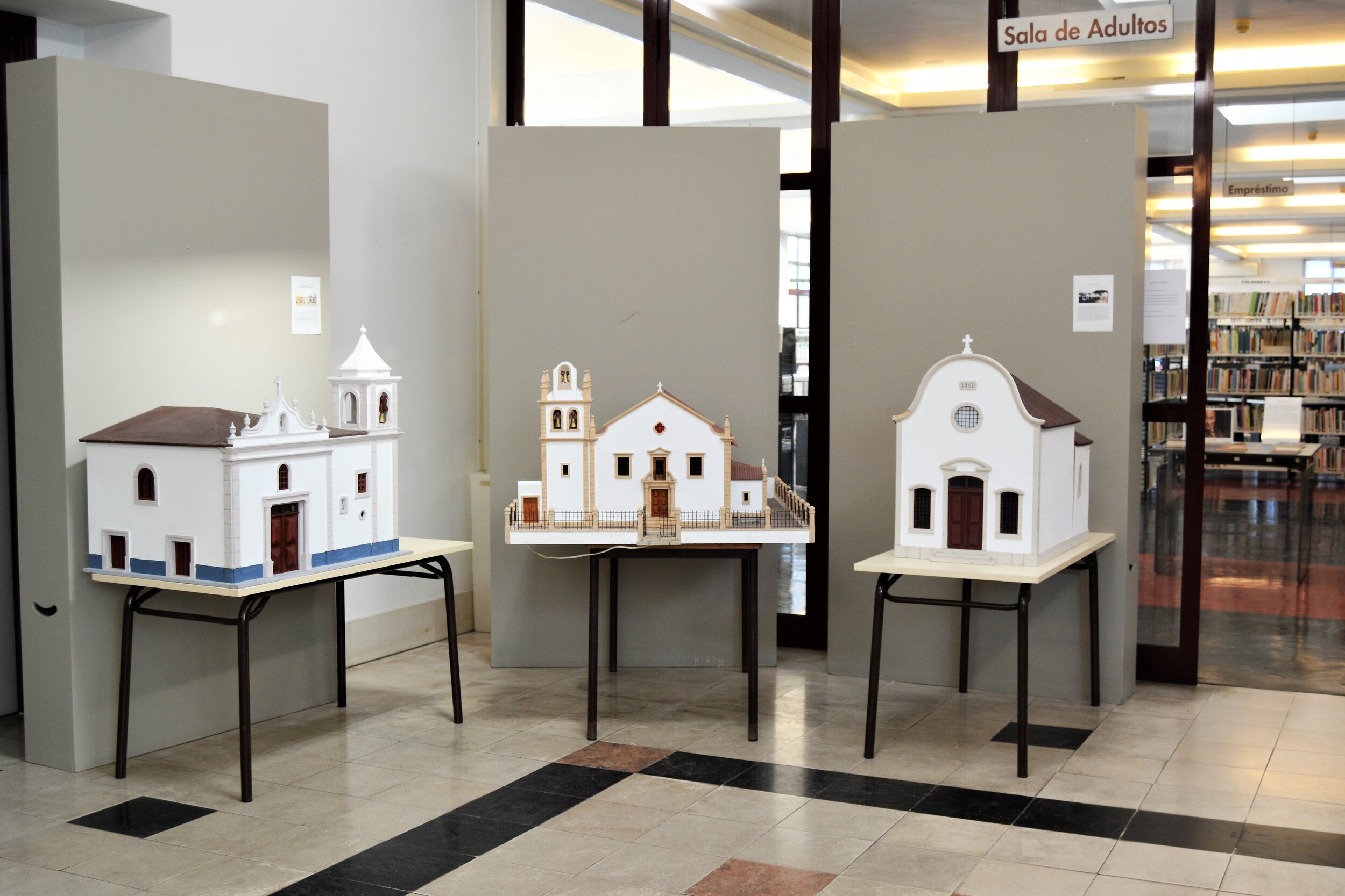 Cantanhede: Maquetes de madeira em exposição na Biblioteca de Cantanhede