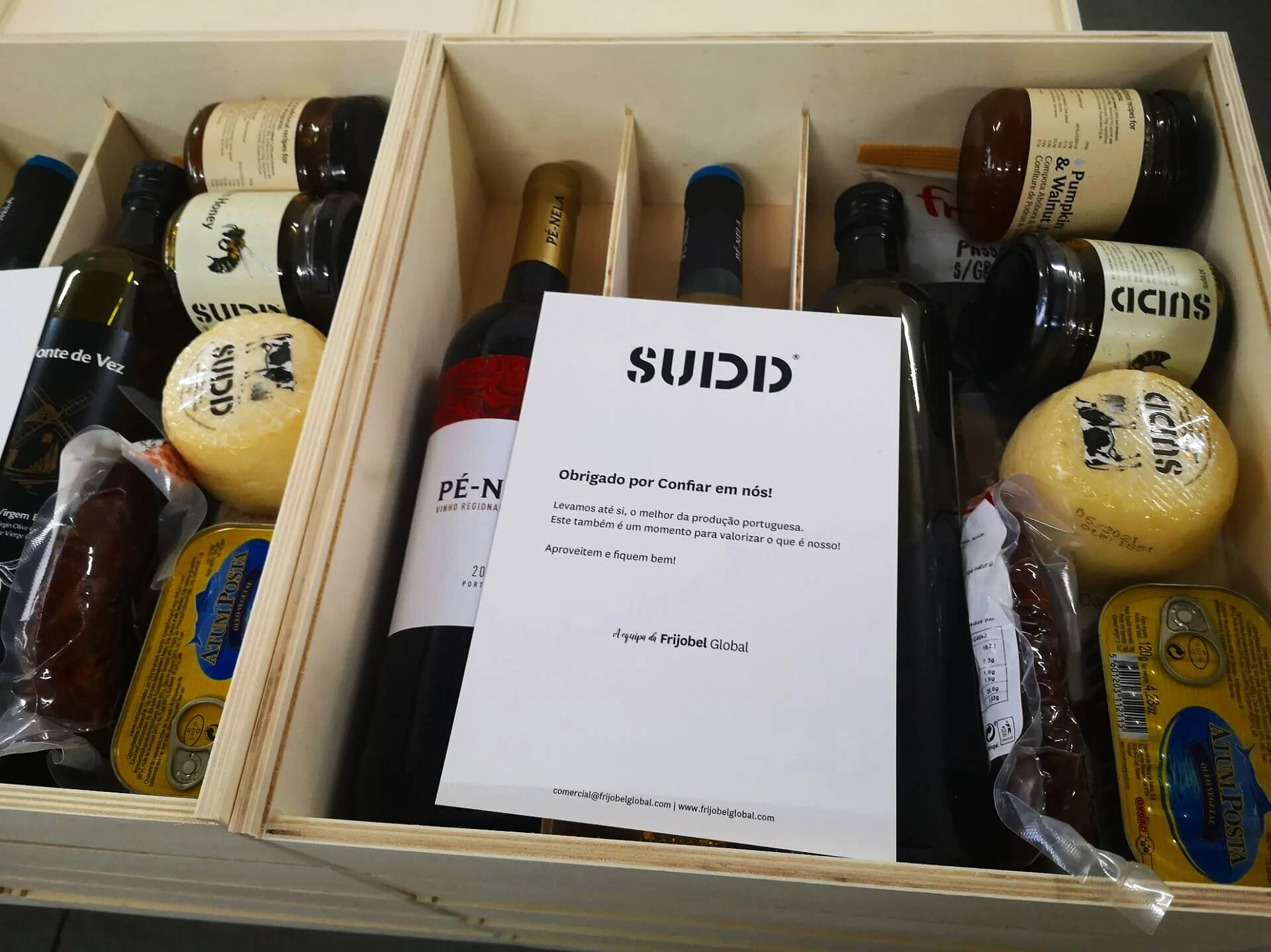 Os cabazes de Natal chegaram à Frijobel!