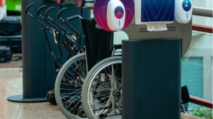 CoimbraShopping tem estação self-service com carrinhos de bebé e cadeira de rodas
