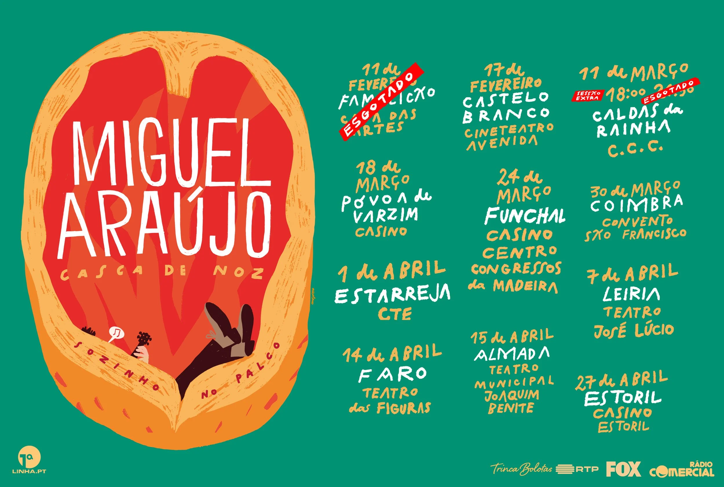 MIGUEL ARAÚJO ARRANCA DIGRESSÃO "CASCA DE NOZ" EM FAMALICÃO COM CASA ESGOTADA