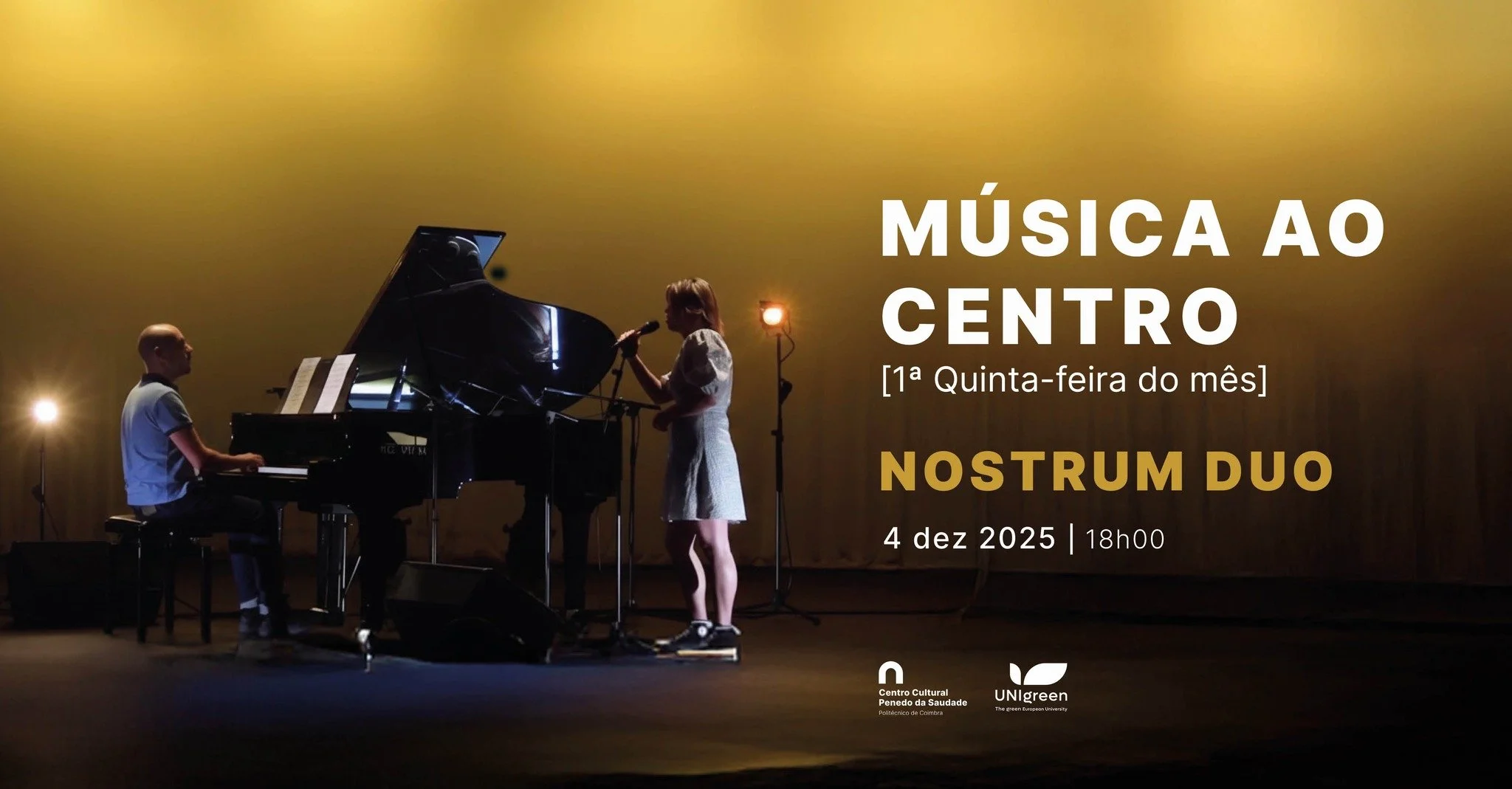 Música ao Centro com Nostrum Duo | Centro Cultural Penedo da Saudade