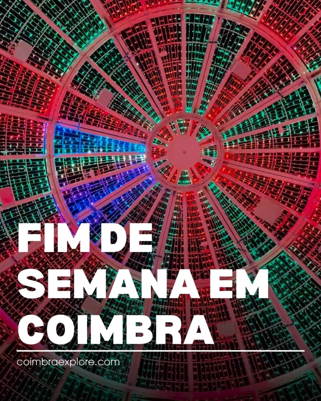 ✨ Fim de semana em Coimbra? Temos o roteiro perfeito!
De mercados de Natal a oficinas criativas, concertos e exposi&ccedil;&otilde;es &mdash; h&aacute; programas para todos os gostos e idades. 🎄🌙🎶

📍 O que n&atilde;o pode perder nos pr&oacute;xim
