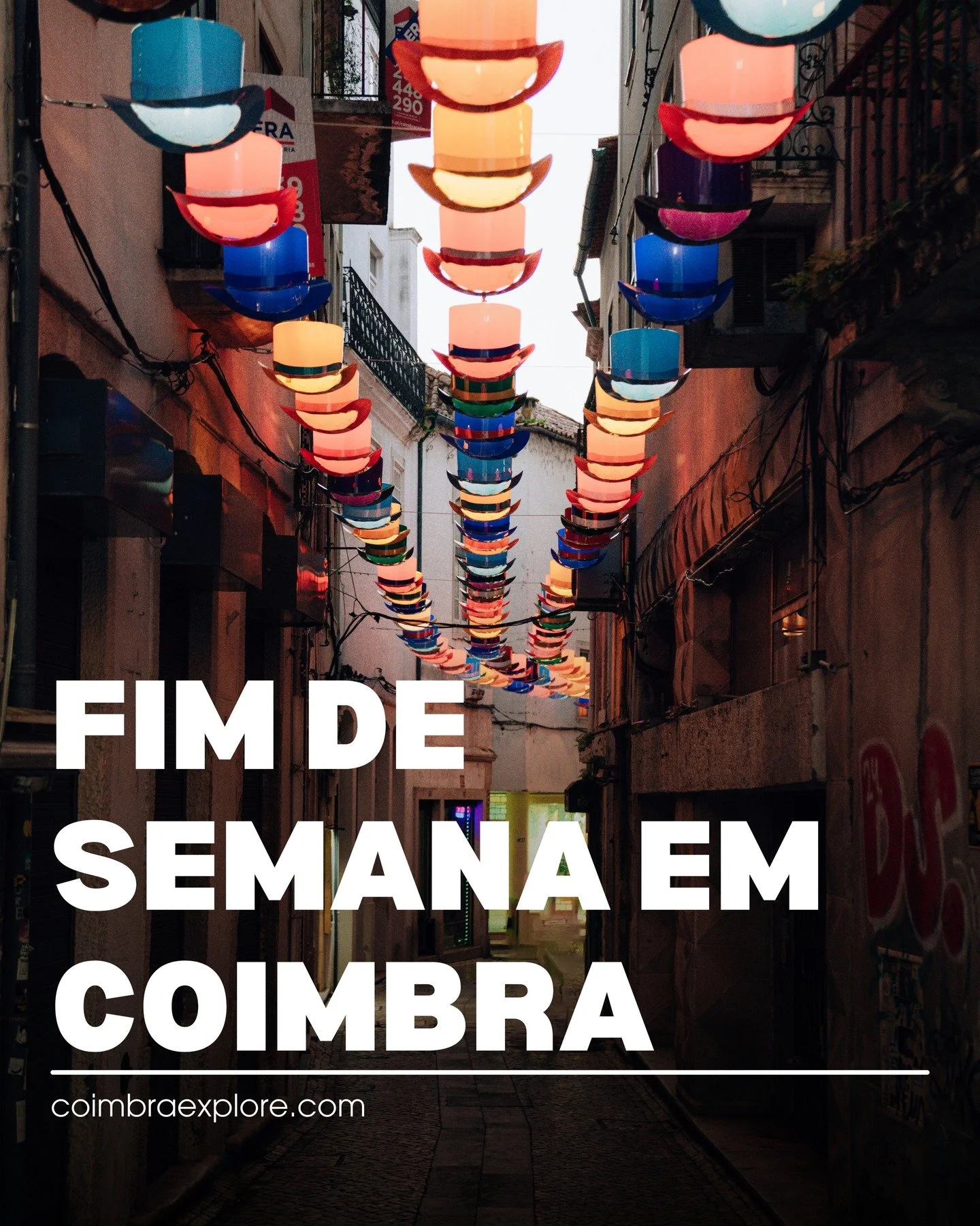🎶🎭✨ Fim de semana em Coimbra?

A cidade enche-se de vida com concertos, teatro e mercados de Natal para entrar no esp&iacute;rito da &eacute;poca. 🎄💫
Do palco &agrave; rua, h&aacute; sempre um plano &agrave; sua espera.

Qual vai escolher? 👀👇

