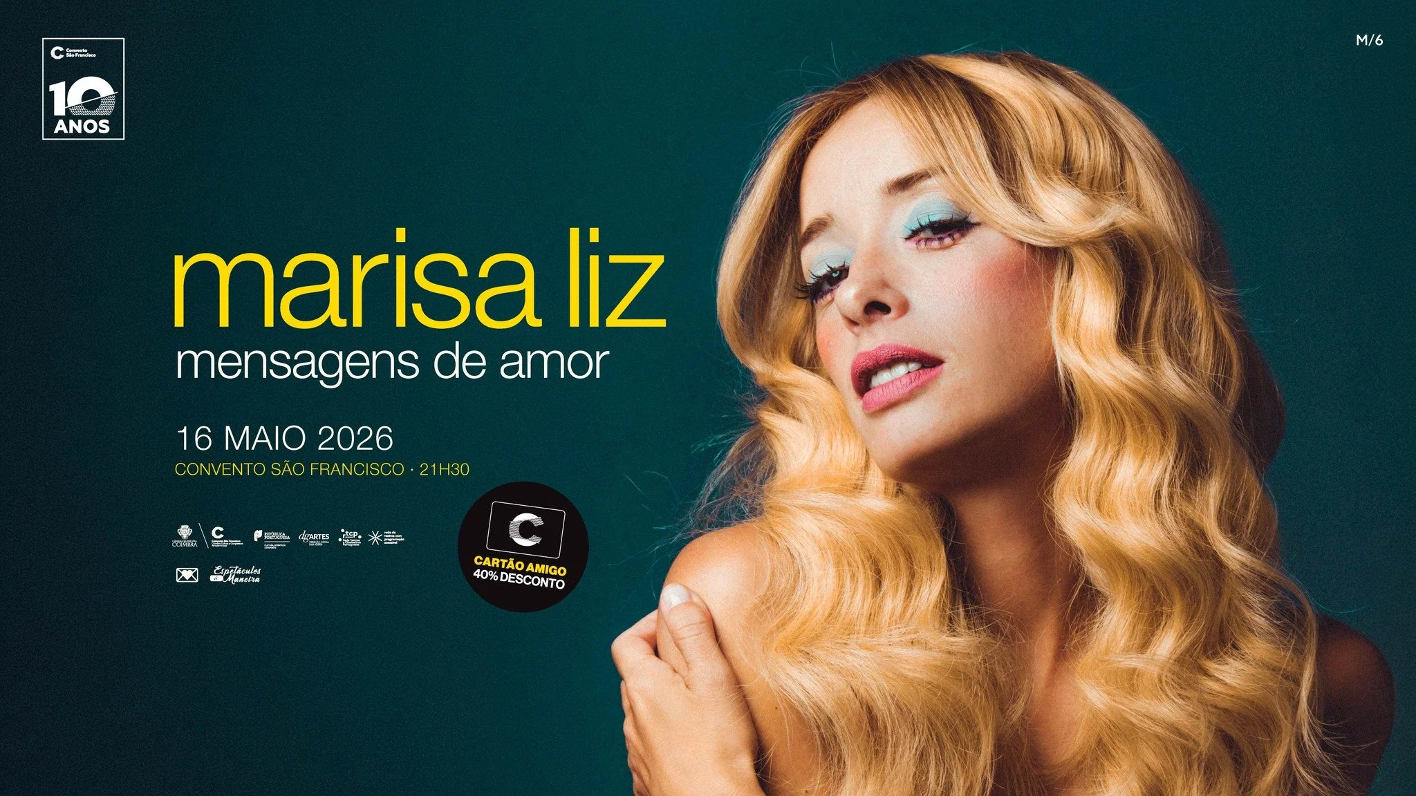 Marisa Liz  apresenta "Mensagens de Amor" no Convento São Francisco