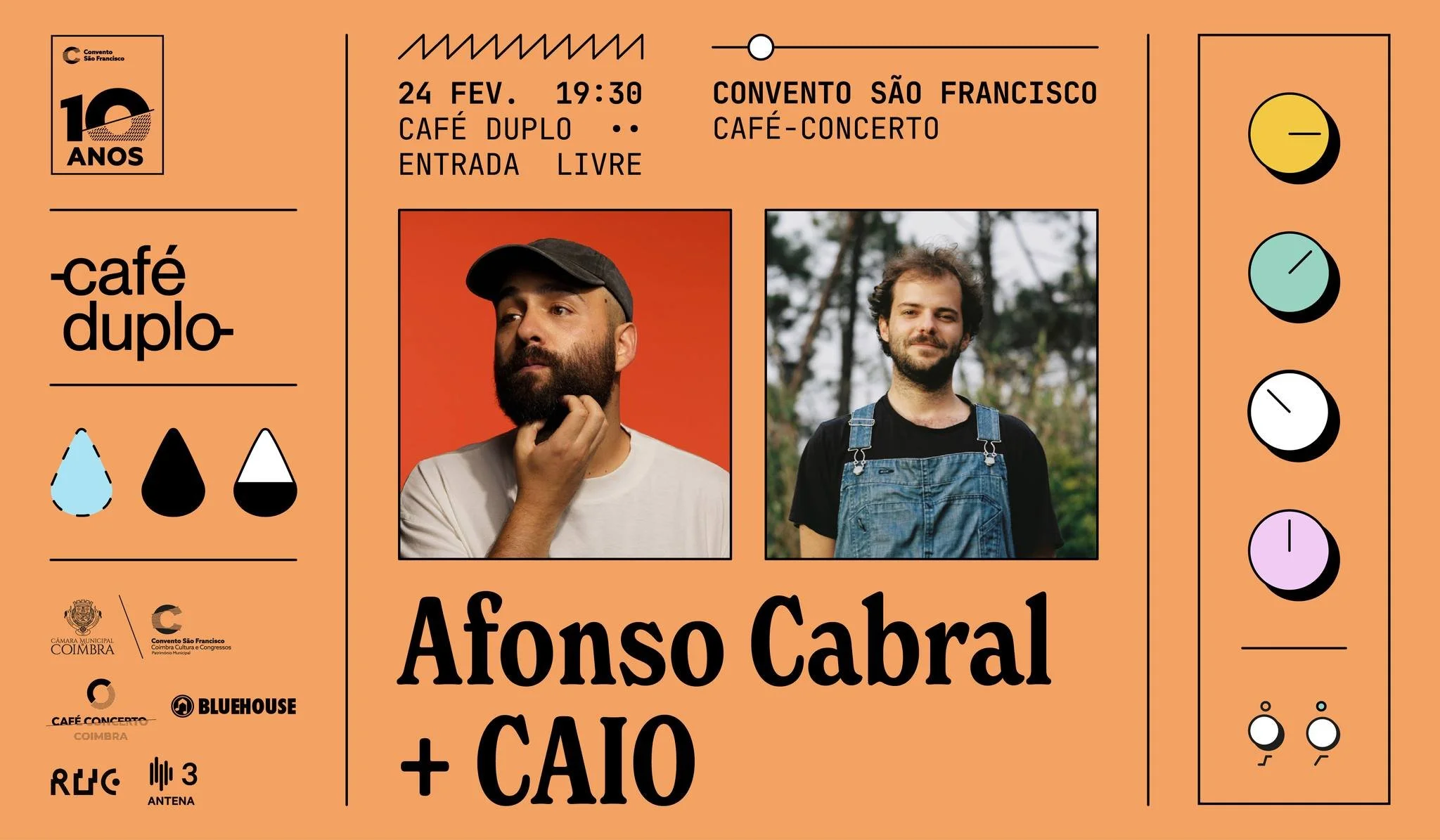 Café Duplo #35 | Afonso Cabral + CAIO - Café Concerto Coimbra