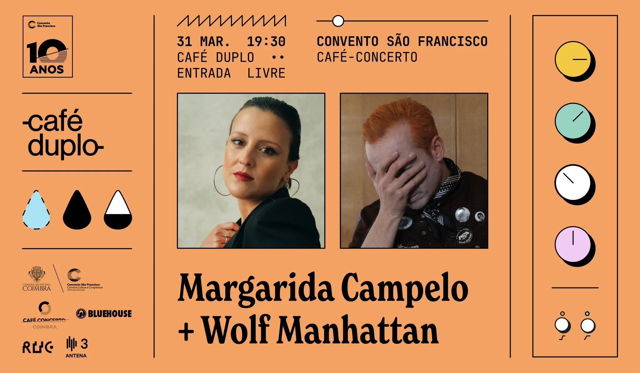 Café Duplo #36 | Margarida Campelo + Wolf Manhattan | Café Concerto Coimbra