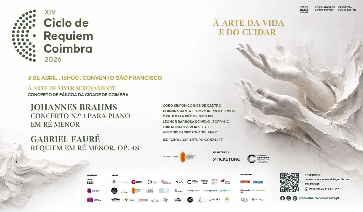 Fauré&amp;Brahms XIV Ciclo de Requiem Coimbra 2026 | Convento São Francisco