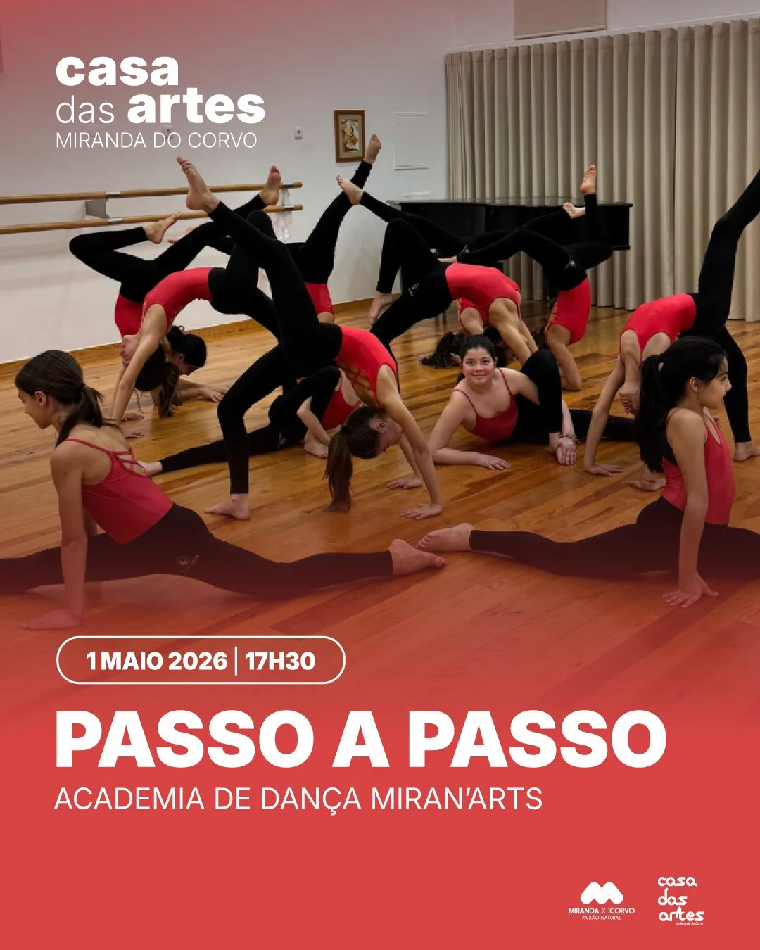 Passo a Passo - Academia de Dança Miran´Arts | Casa das Artes Miranda do Corvo 