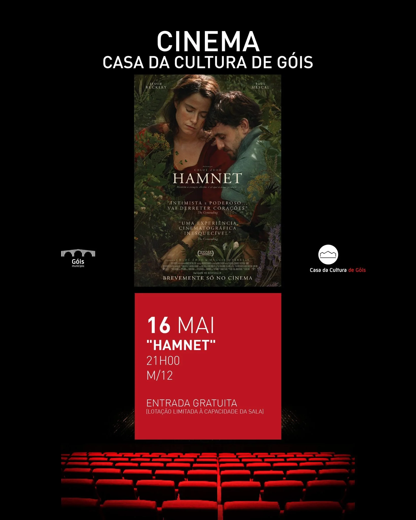 Sessão de Cinema "Hamnet" | Casa da Cultura De Góis