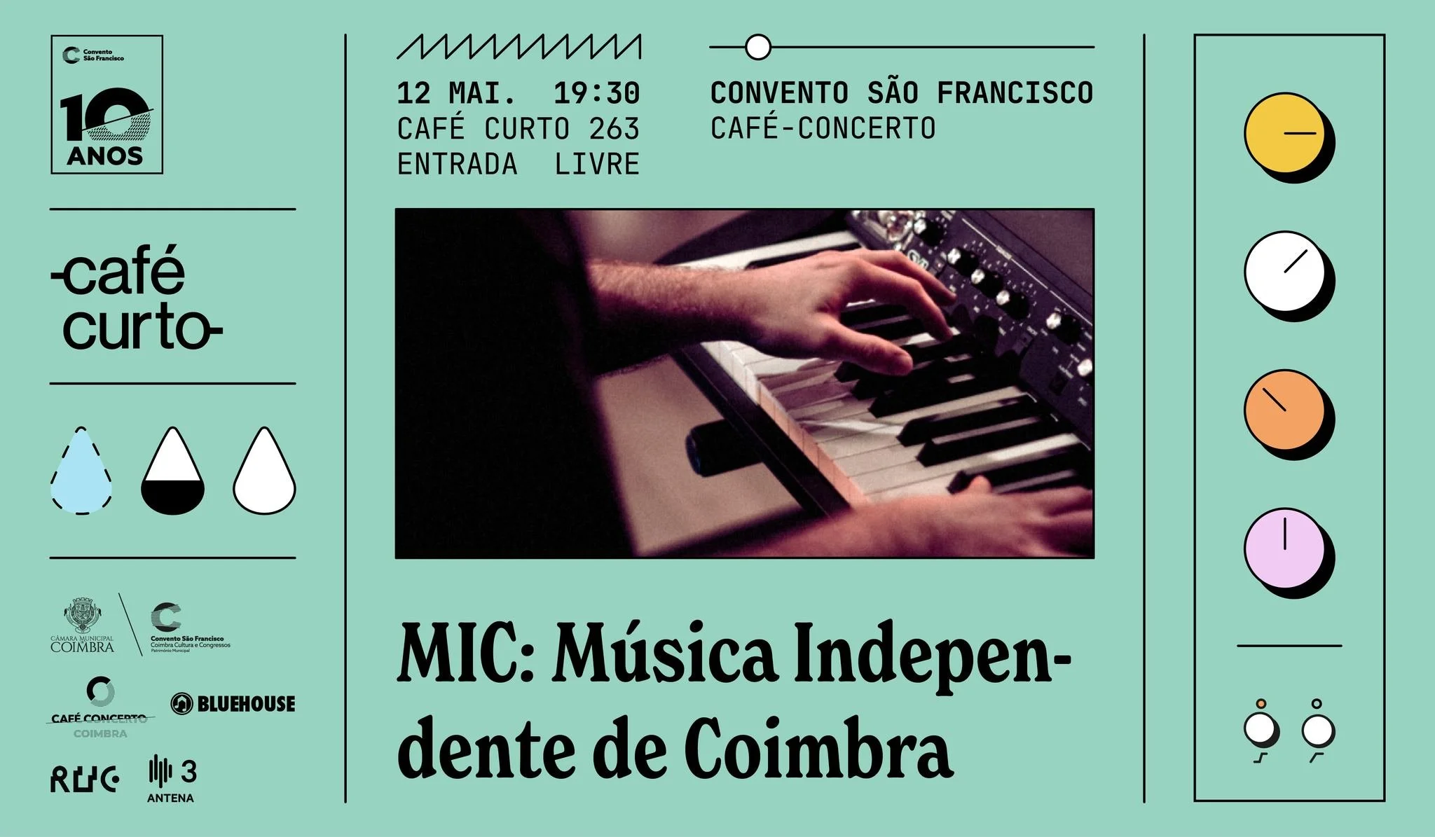 Café Curto #263 | Música Independente de Coimbra - Café Concerto Coimbra