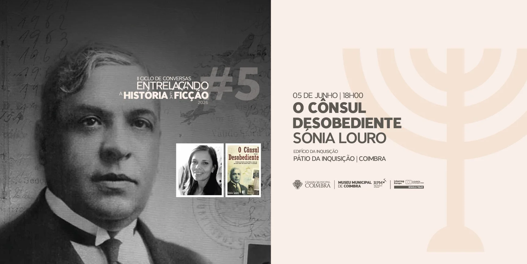 Ciclo de Conversas: Entrelaçando a História e a Ficção | Museu Municipal de Coimbra