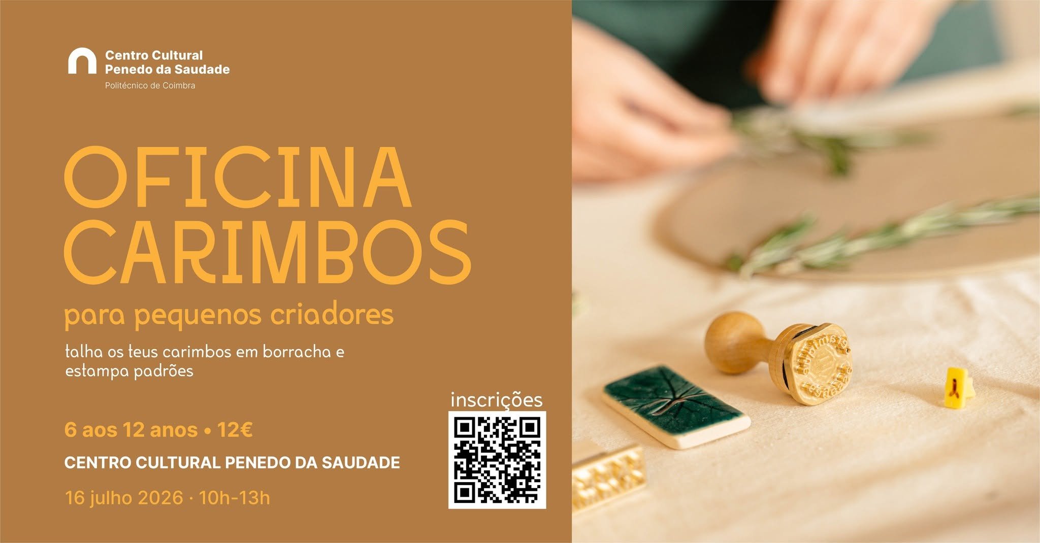 Oficina de Carimbos | Centro Cultural Penedo da Saudade