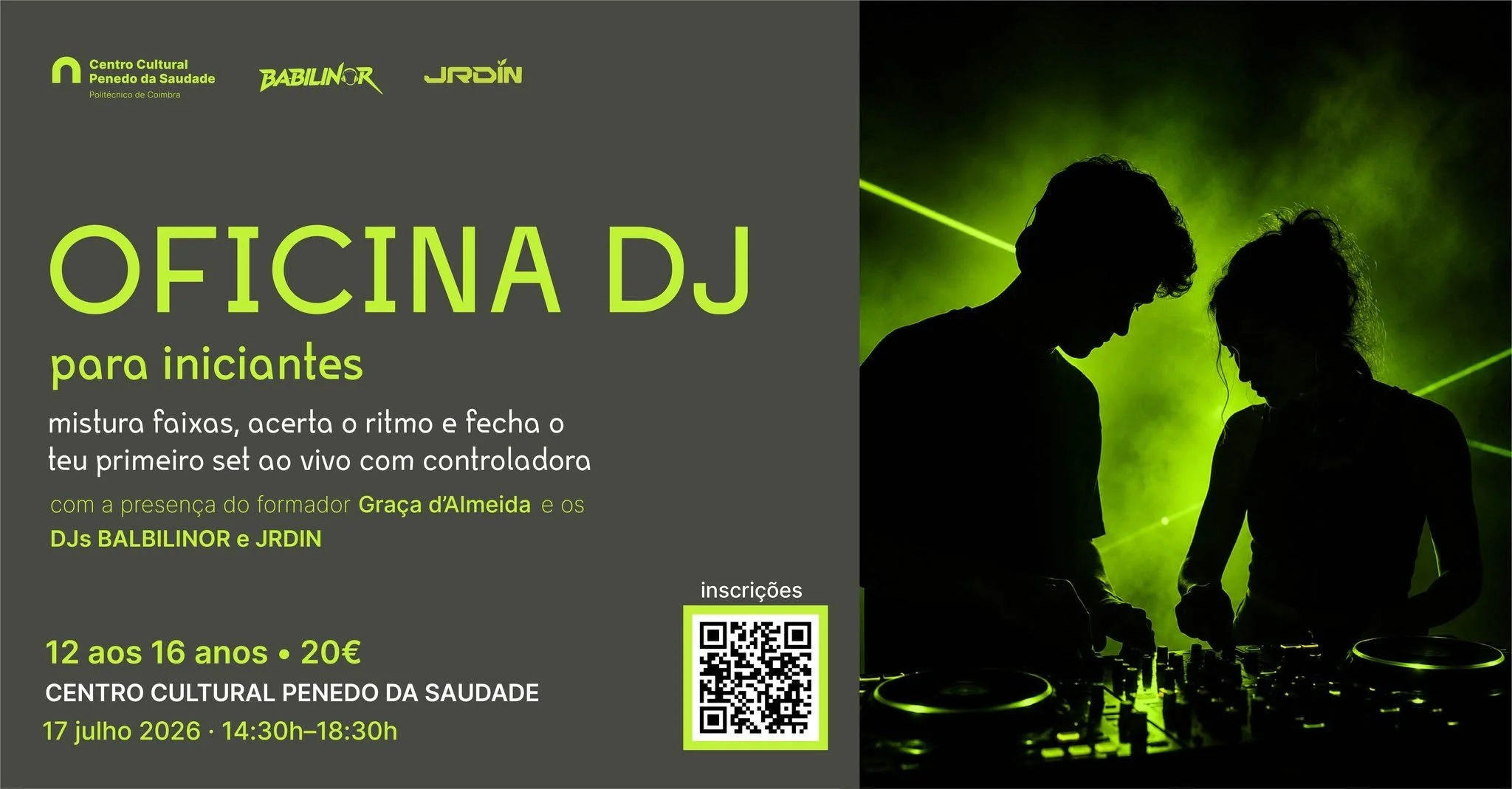 Oficina de DJ | Centro Cultural Penedo da Saudade