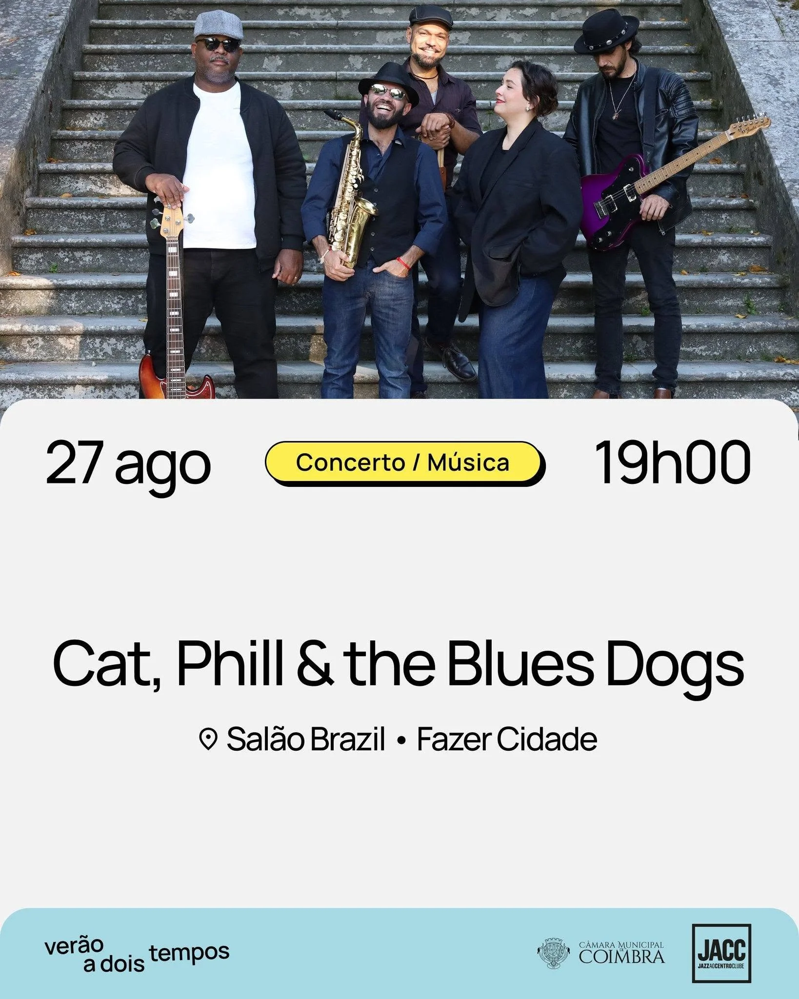 Cat, Phill &amp; the Blues Dogs |  Salão Brazil