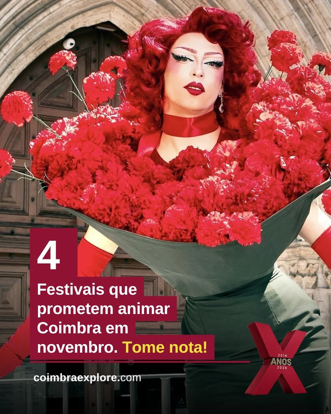🎭🎶 NOVEMBRO &Eacute; M&Ecirc;S DE FESTIVAIS EM COIMBRA!

M&uacute;sica, cinema, cultura e reflex&atilde;o. Novembro traz quatro festivais que prometem movimentar a agenda cultural da cidade. 📍

📌 29 e 30 OUT + 5 NOV | Festival Lux Interior &mdash