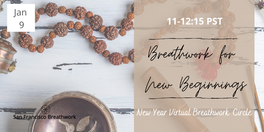 Breathwork for New Beginnings: New Year Virtual Breathwork Circle