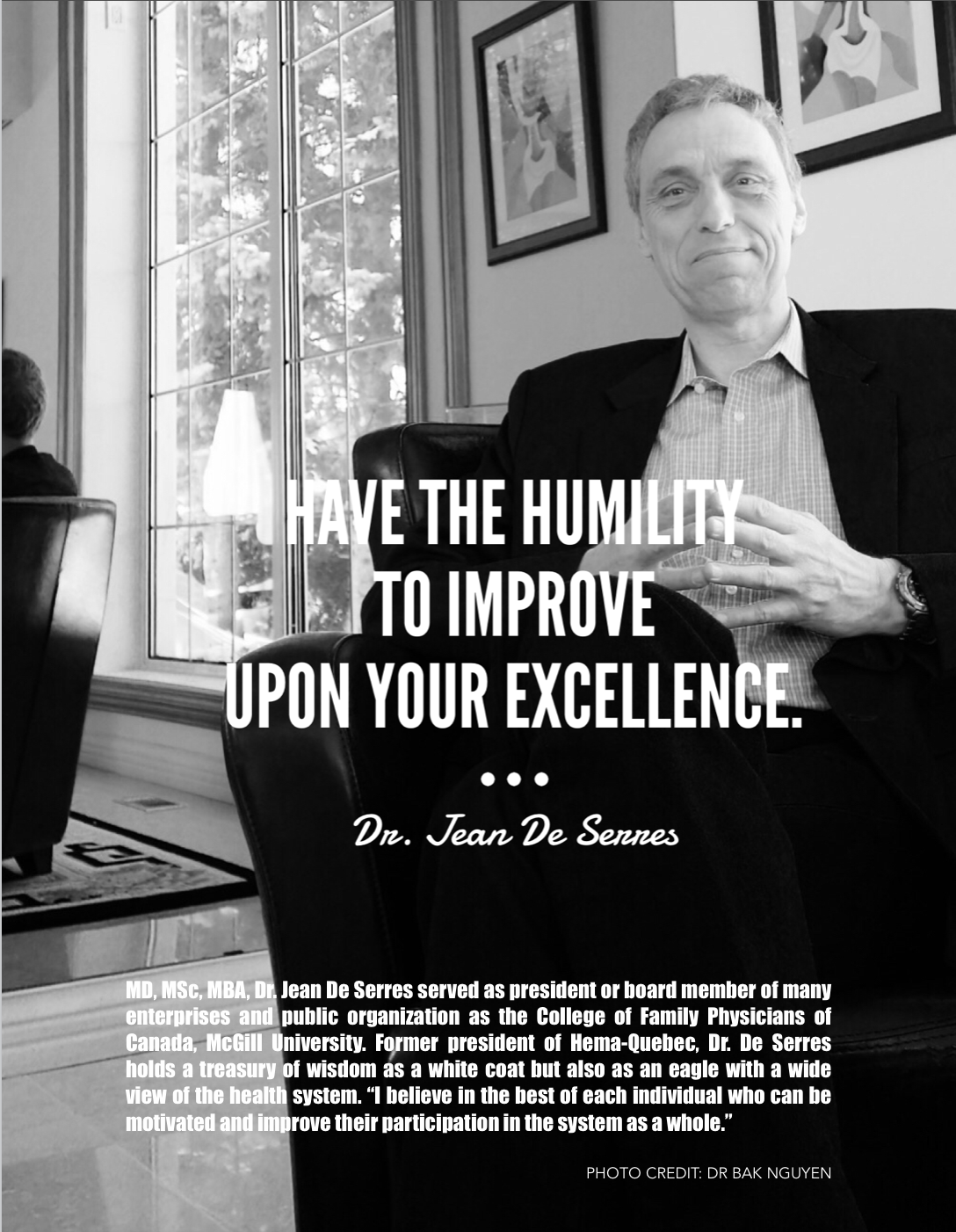 PROFESSION HEALTH: To make it work, we must stand as a team, from the bottom up