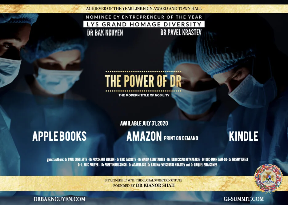 Launch of book: THE POWER OF DR - in collaboration of the GLOBAL SUMMITS INSTITUTE and THE ALPHAS