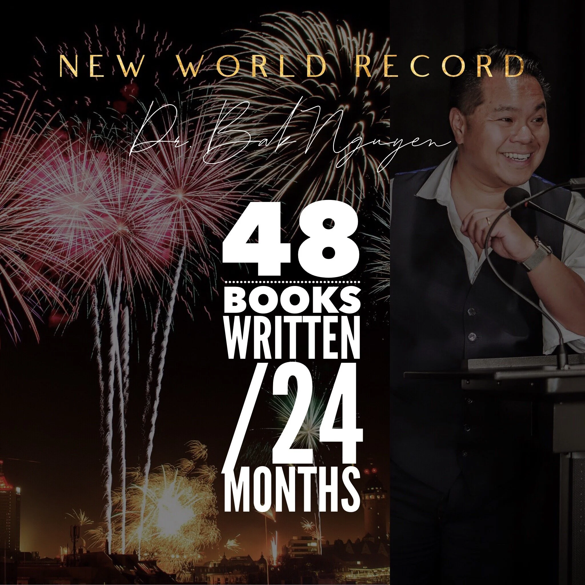 48 BOOKS WRITTEN WITHIN 24 MONTHS