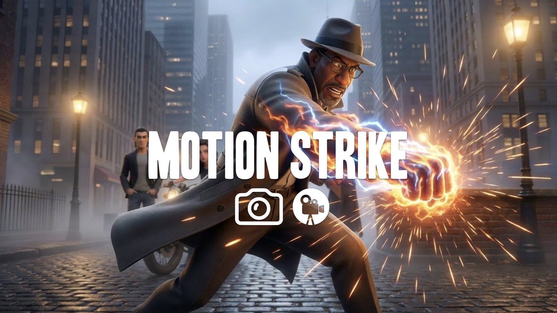 “Keep the character and original style. Repose them mid-attack in a signature Tekken Rage Art animation—body twisting, fist glowing, motion frozen in stylized slow-motion. Add cinematic camera angle a