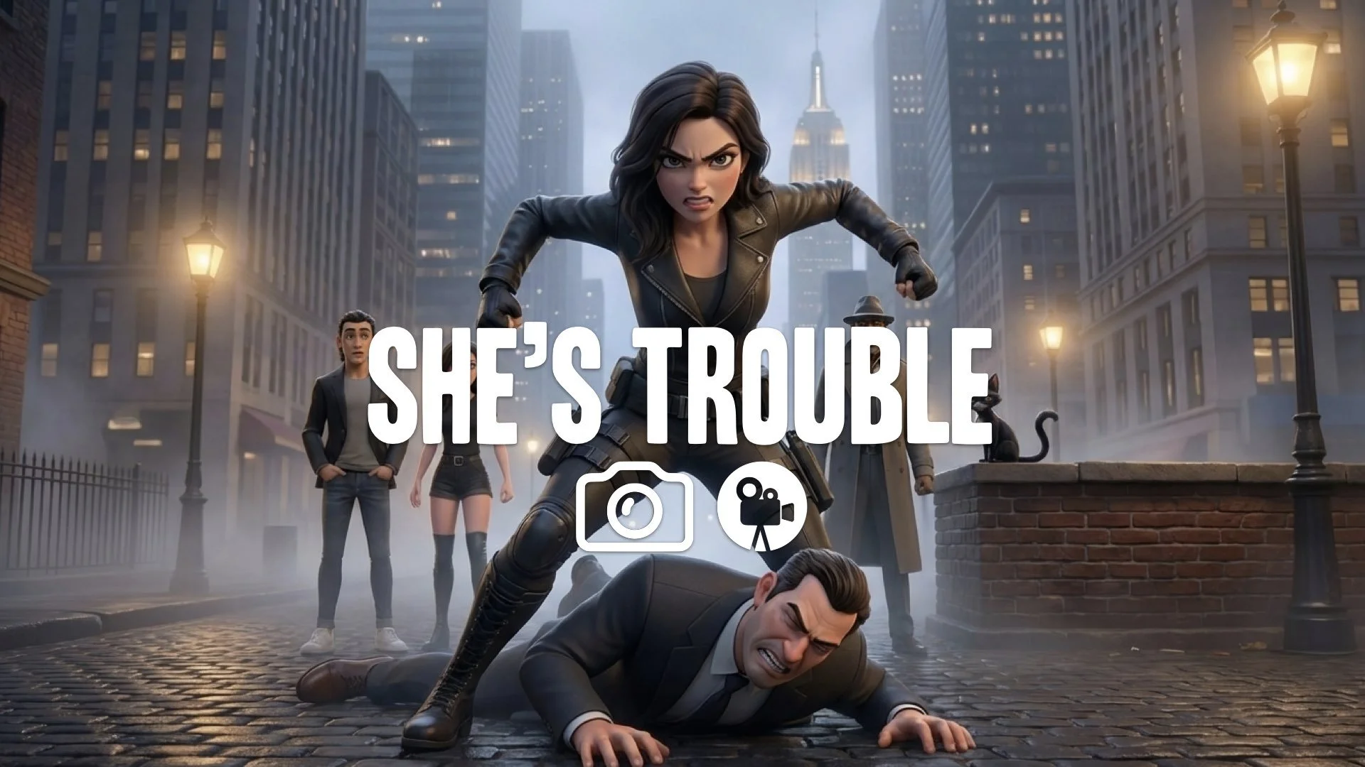 Furious Xenia (assassin) Onatopp crushes men with her thighs. Femme fatale. No music