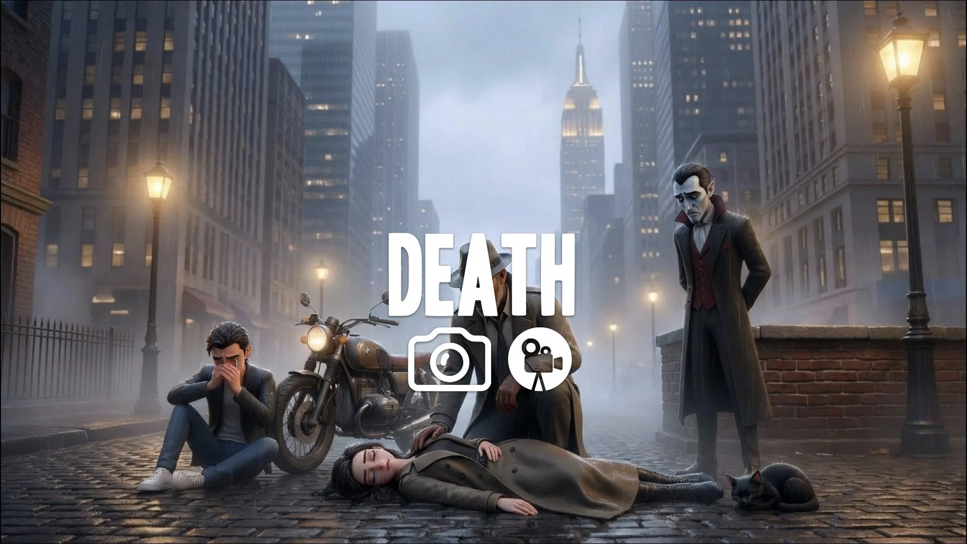 Tragic ending with Tracy's death. Emotional moment. No music