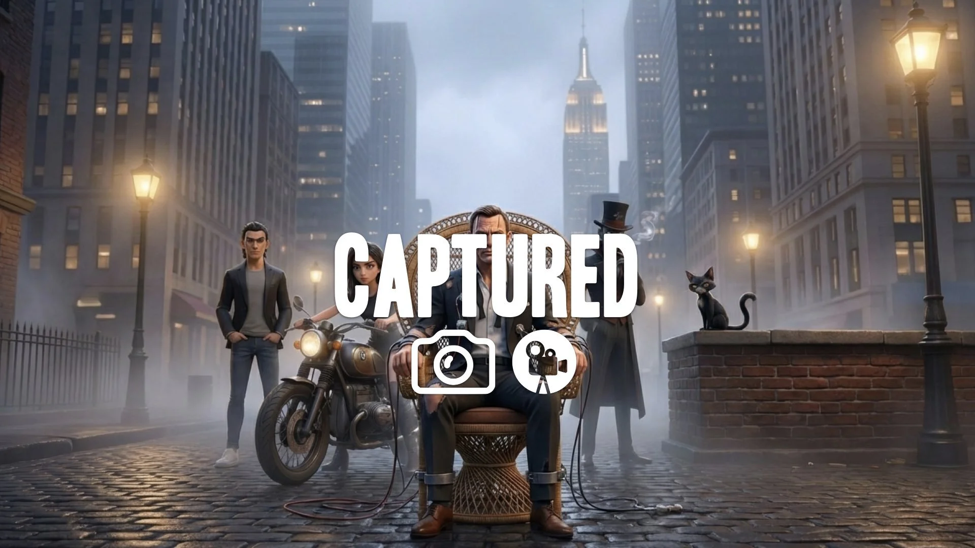 Spy is brutally tortured in a wicker chair. High pain threshold. No music