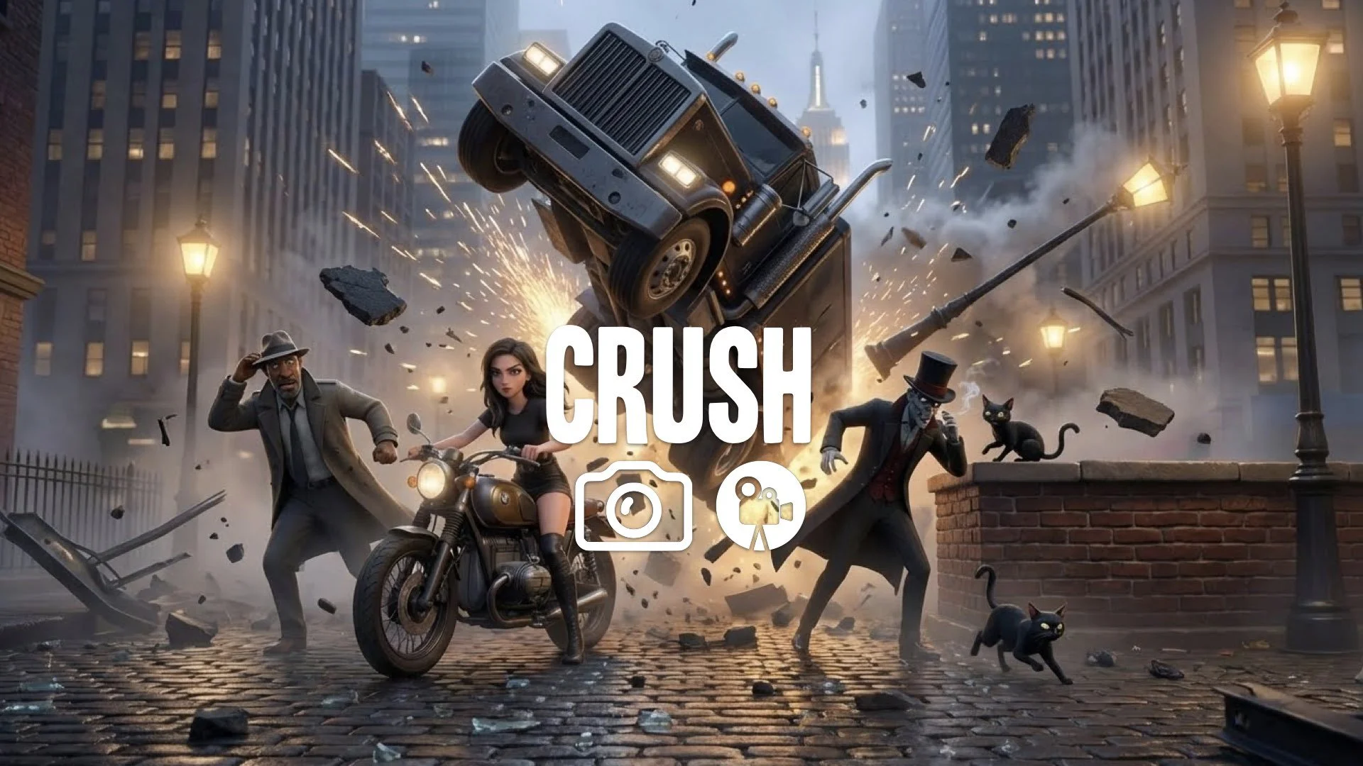 * Climbing the pit ancient stone prison sunlight shaft dust particles determination climbing no music