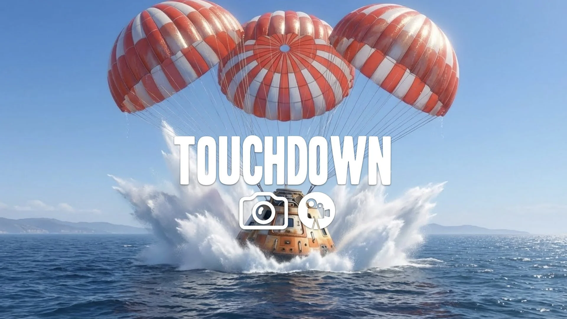 1. Re-entry fireball heat shield burning orange glow plasma shake vibration intense fear no music