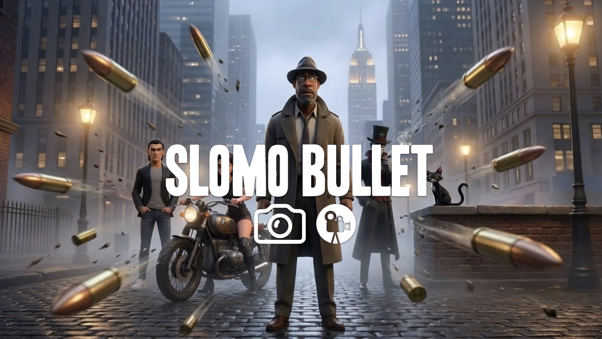 1. Bullet slow motion no music