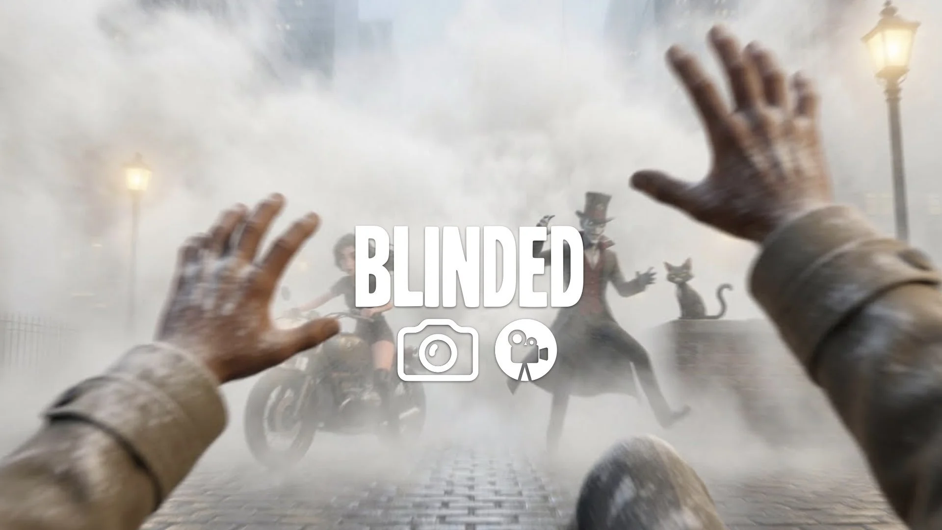 1. Fighter blinded with white powder screaming flailing arms panic blurred vision pov confusion no music