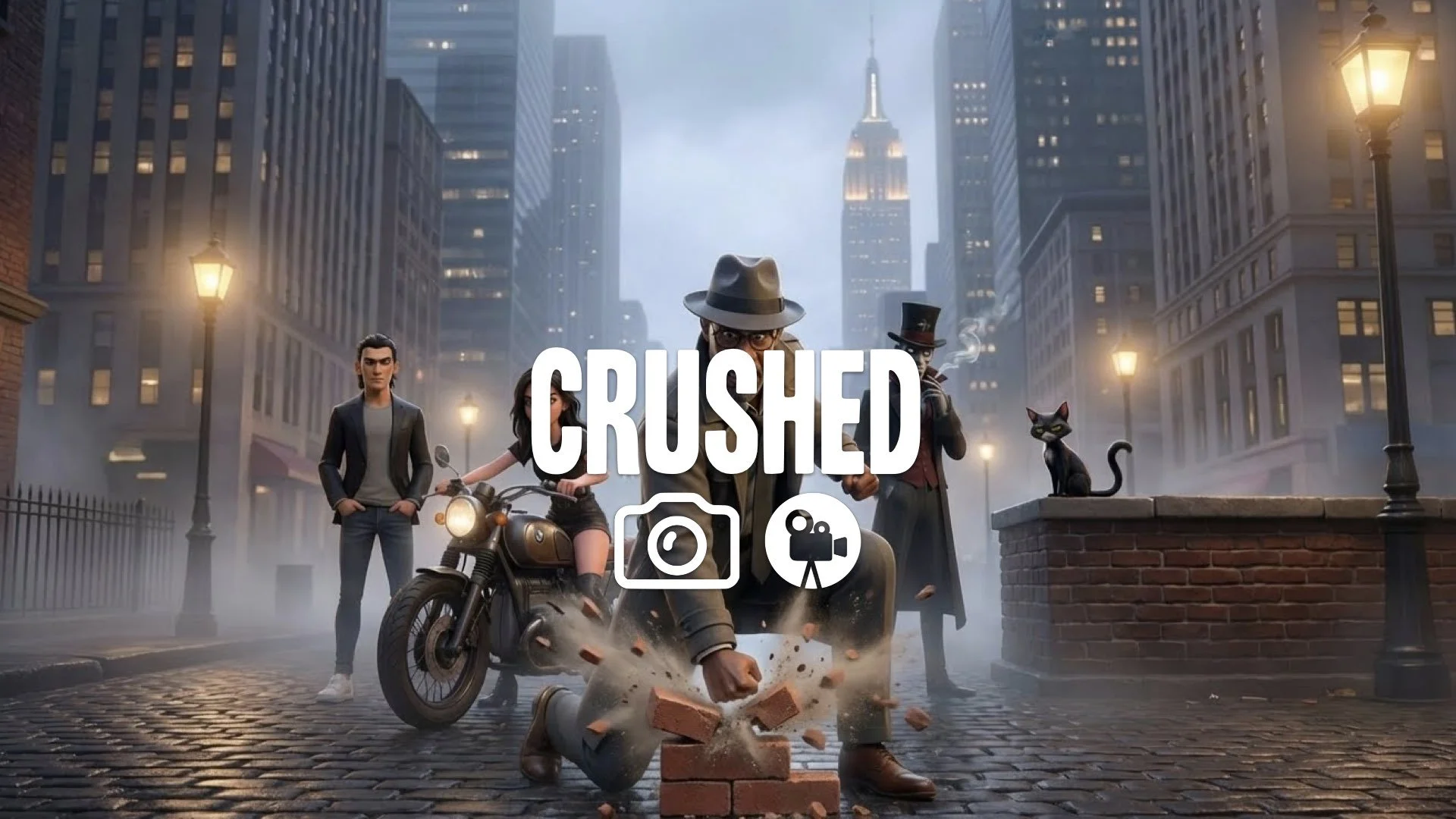 1. Breaking bottom brick in stack dim mak strike dust exploding hand impact intense concentration no music