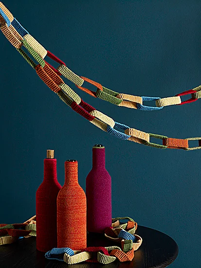 knitted paper chains and bottlesfin.jpg