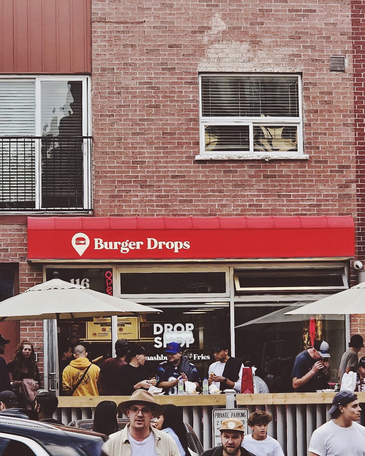 🍔 Home of the Original Cheeseburger. 📸: Peter J Ashurst #libertyvillage #burgerdrops