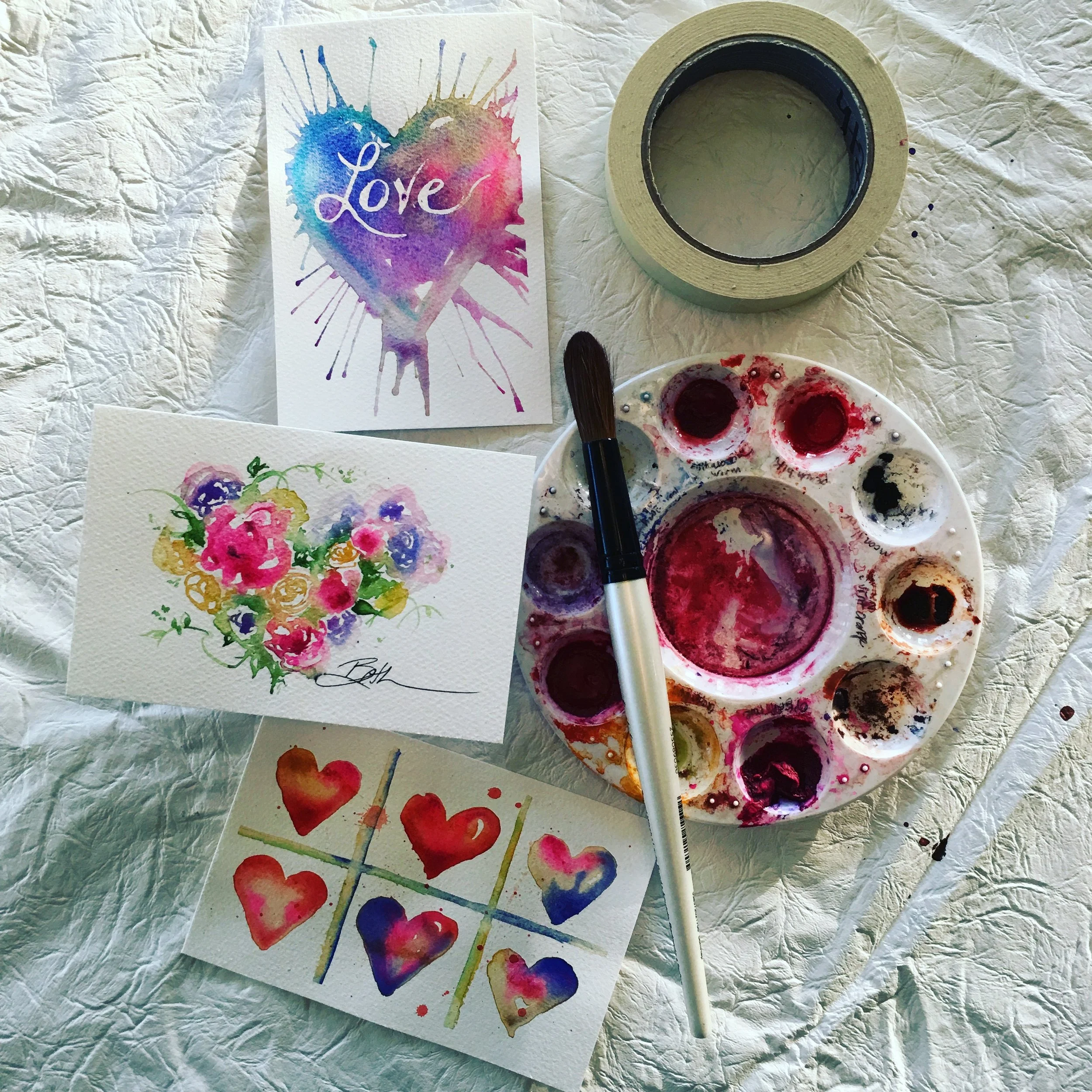 Valentine Notecard Workshop