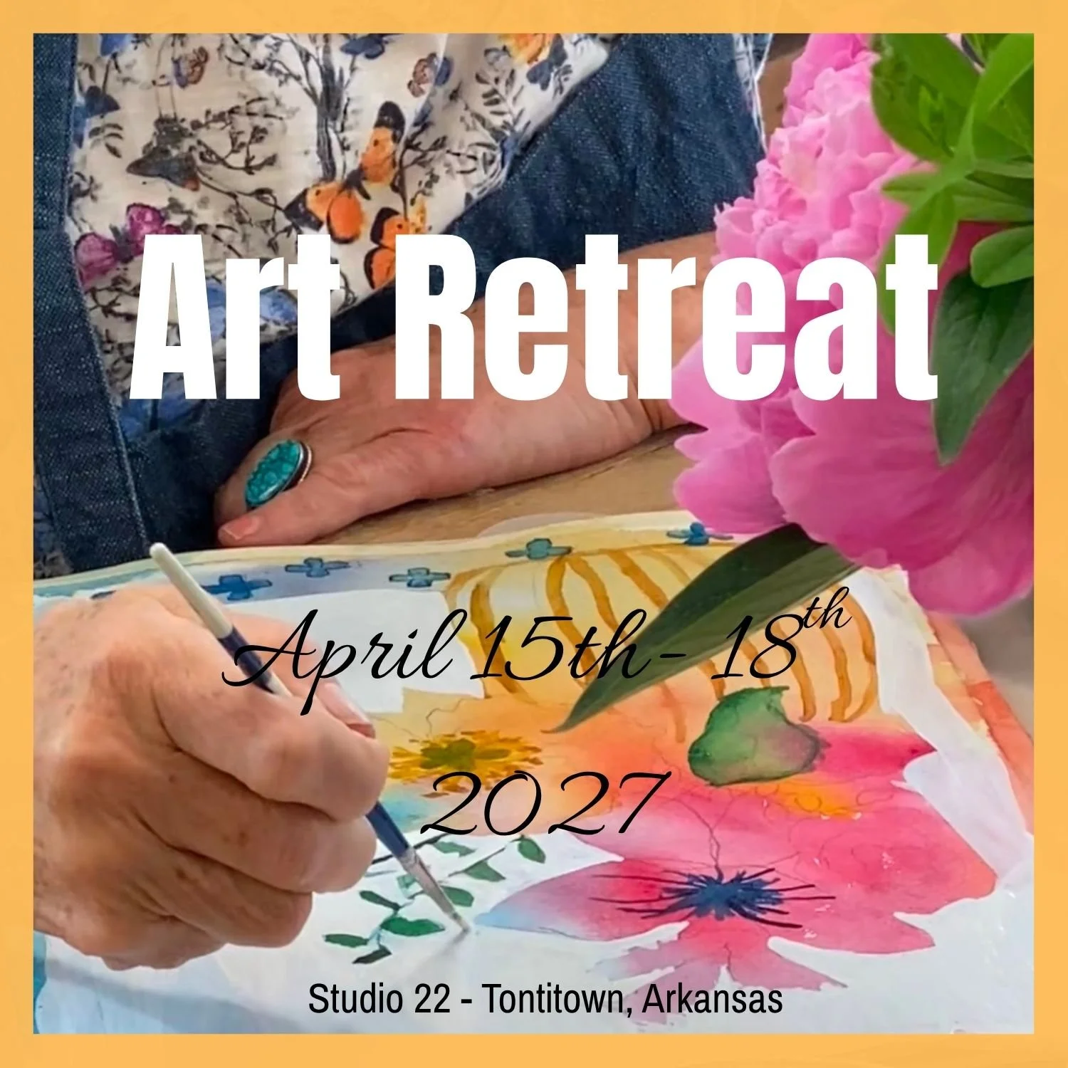 April 2027 - Art Retreat at Studio 22