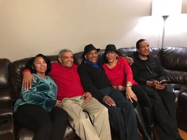 The Eures enjoying some family time; the brothers, left to right, are Darryl, Harry and Tyrone. Photo credit: Eure family