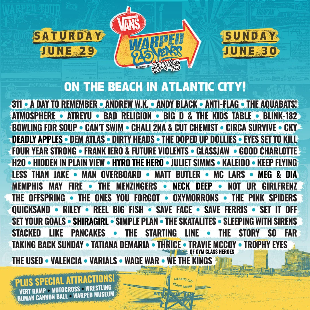 25 years of Warped Tour!