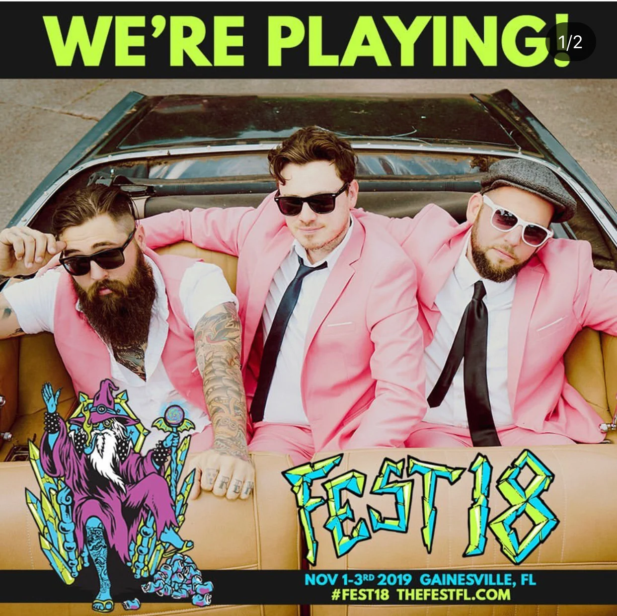 We're playing THE FEST!