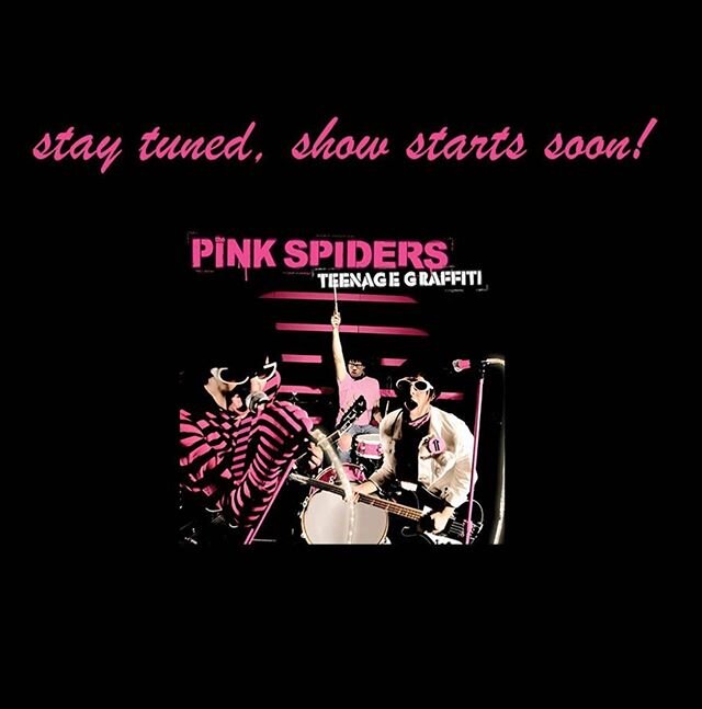 We&rsquo;re about thirty minutes away! Twitch.tv/thepinkspiders