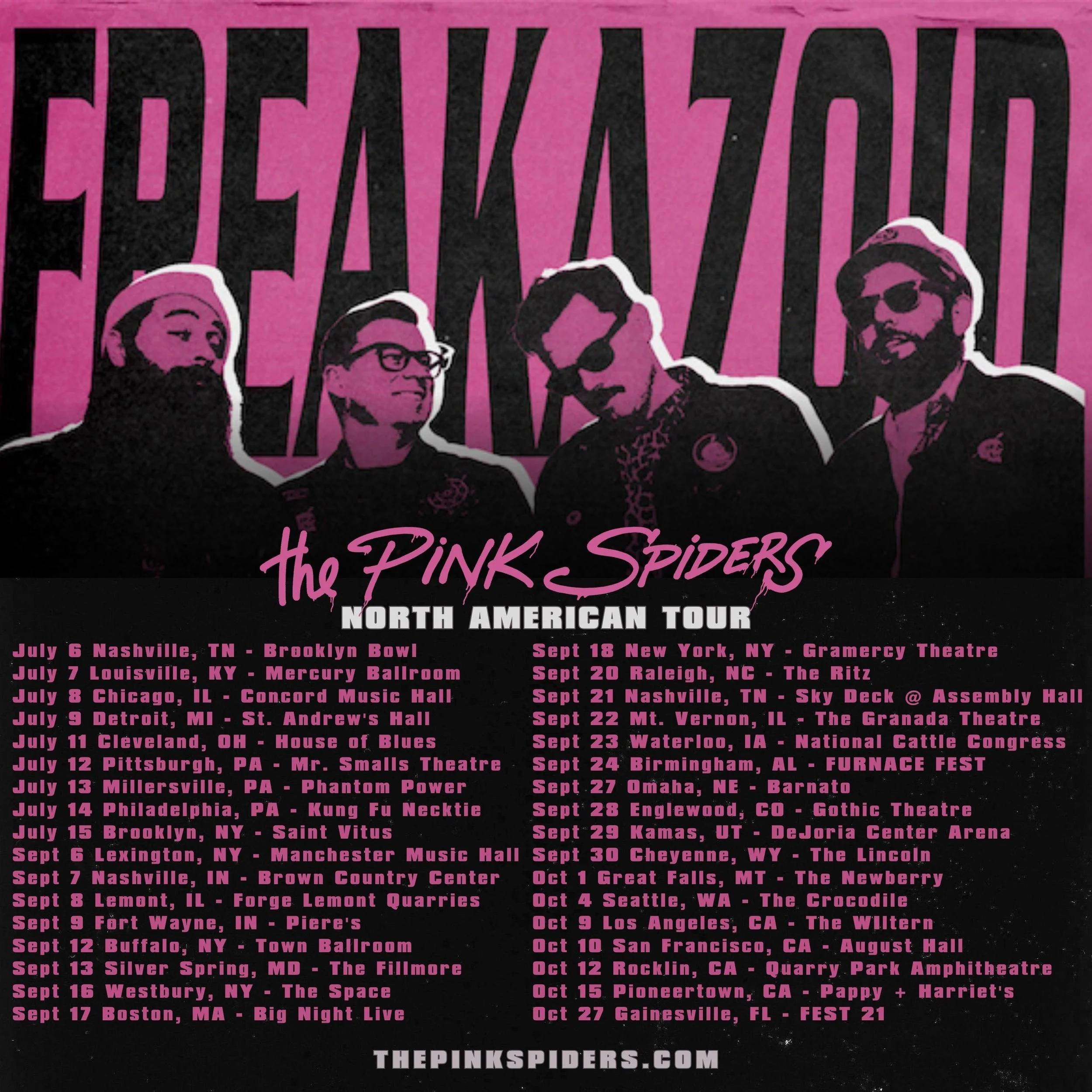 The Pink Spiders