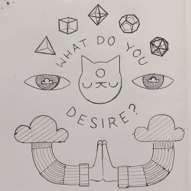 What do you desire most? Is it not to desire? #desire #platonicsolids #nirvana #openyourthirdeye #meow #meditation let&rsquo;s throw #peace and #love into this one. Thanks for the follows guys 😸