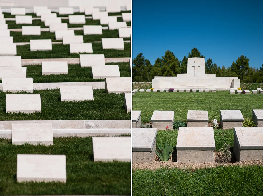 Cemetery and graves at Gallipoli Peninsula Historical National Park, Gallipoli Peninsula, Turkey.