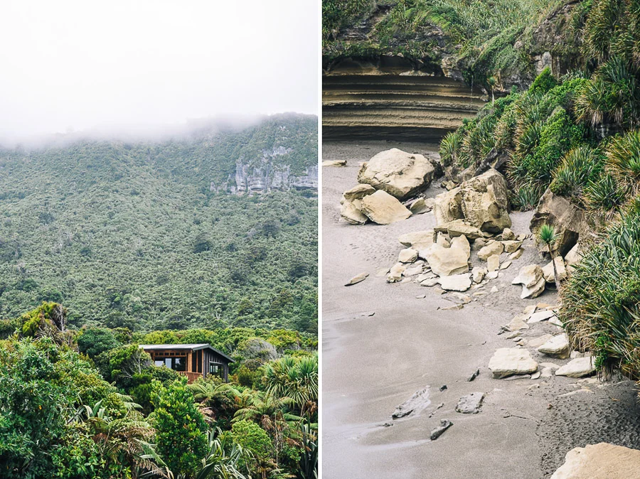 Wharepuni Bach, Punakaiki West Coast, New Zealand.