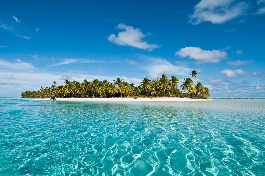 One Foot Island, Aitutaki Island, Cook Islands.