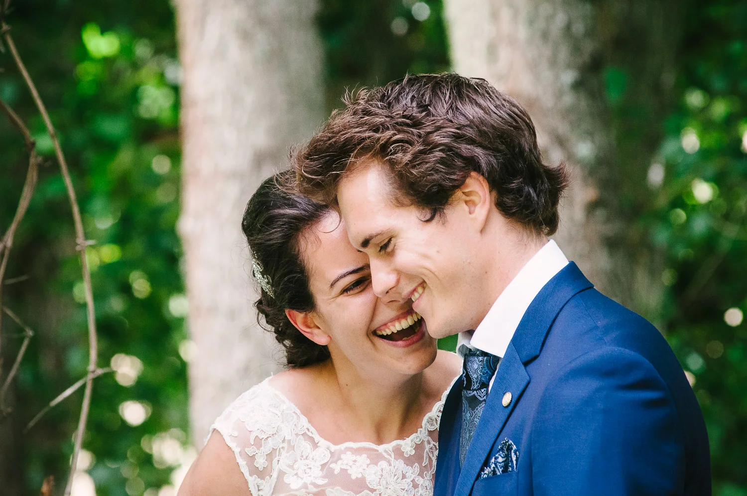 Langdale Vineyard Wedding, Jodie & Jacob happily married.