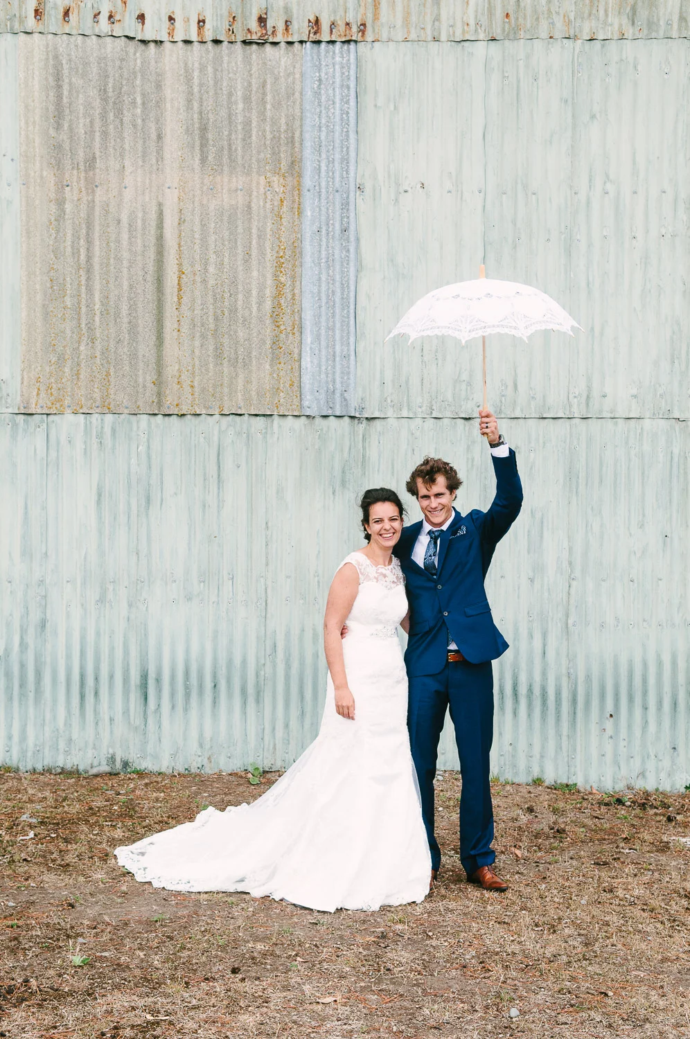 Langdale Vineyard Wedding, Jodie & Jacob portrait.